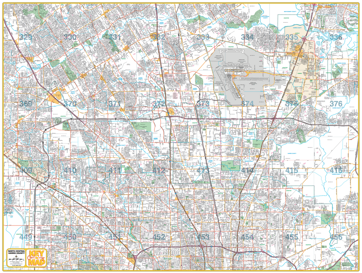 Map of west deals central harris county