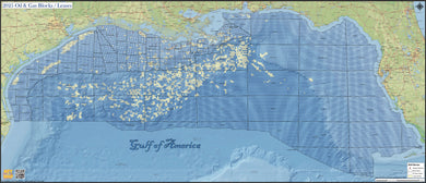 Gulf Coast Oil & Gas Map - Blocks