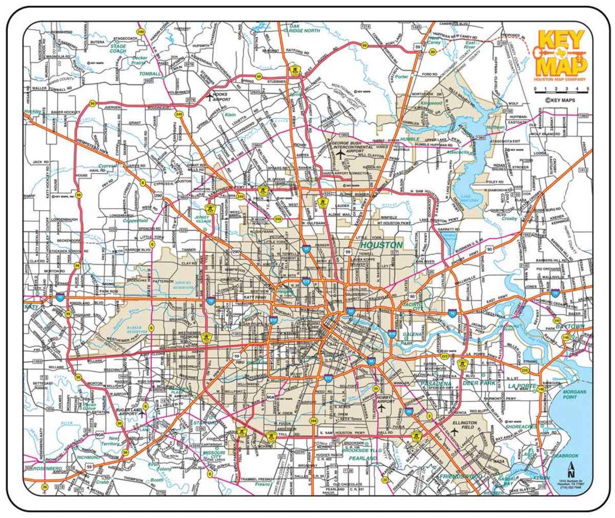 Mouse Pad - Houston Area 2023 – Houston Map Company