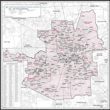 2022 HISD - Houston ISD Wall Map