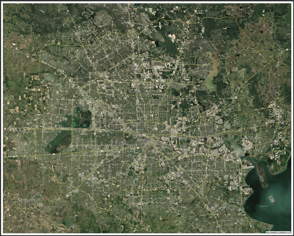 Houston Aerial Photography 2023 – Houston Map Company